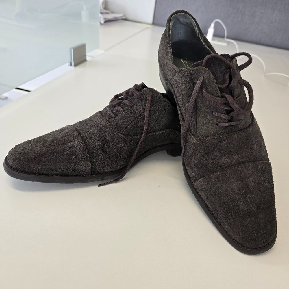 Michael Kors brown suede shoes